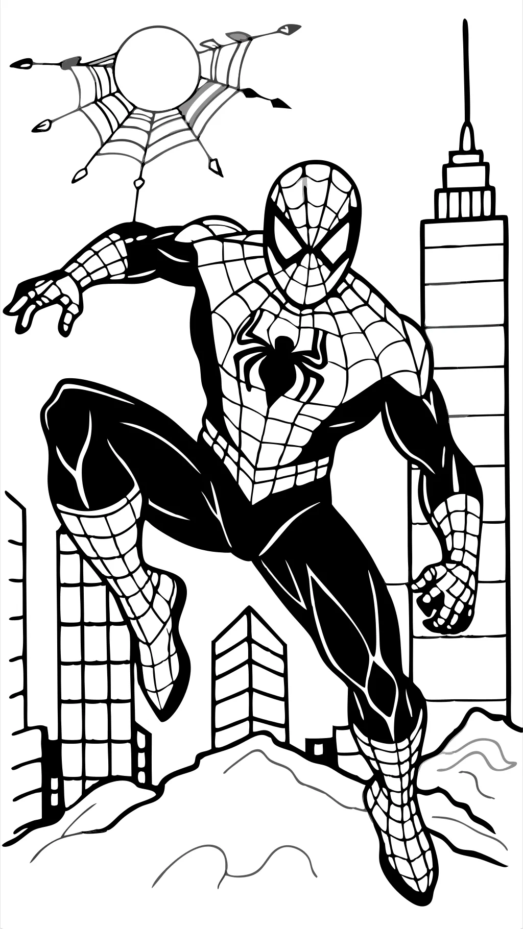 Páginas para colorear de Spider-Man gratis